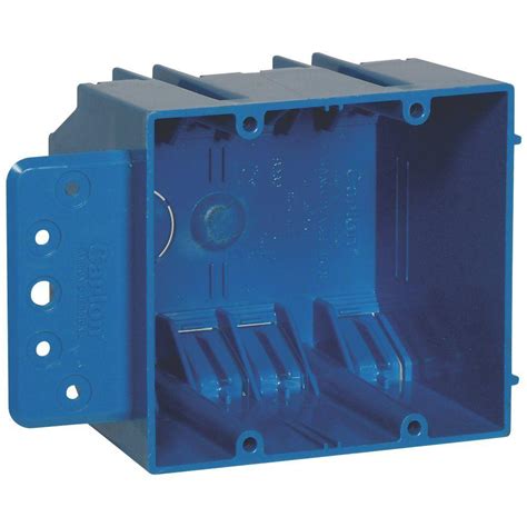 carlon hard 2 gang electrical box with voltage divider|carlon zip box.